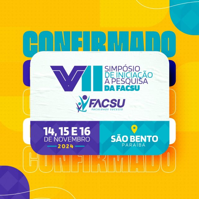 VII – Simpósio de Iniciação a Pesquisa da Facsu