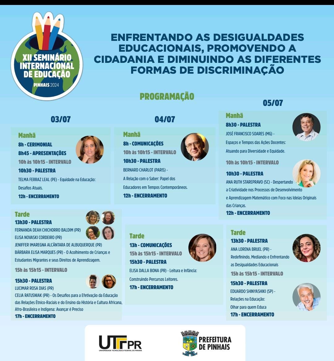 XII Seminário Internacional de Educação