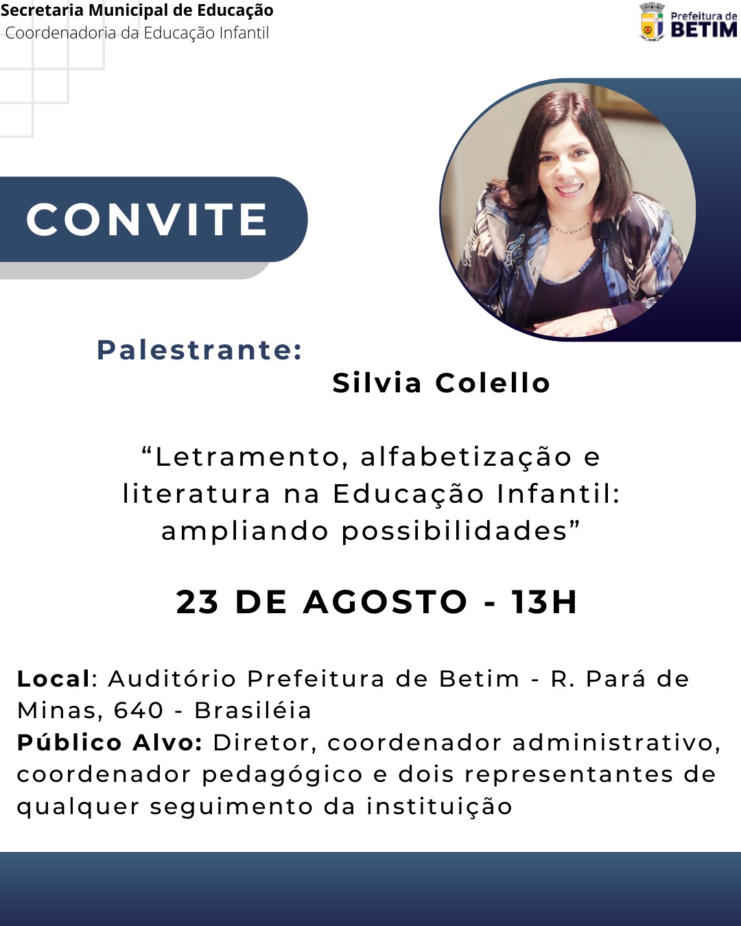 Palestra com Silvia Colello